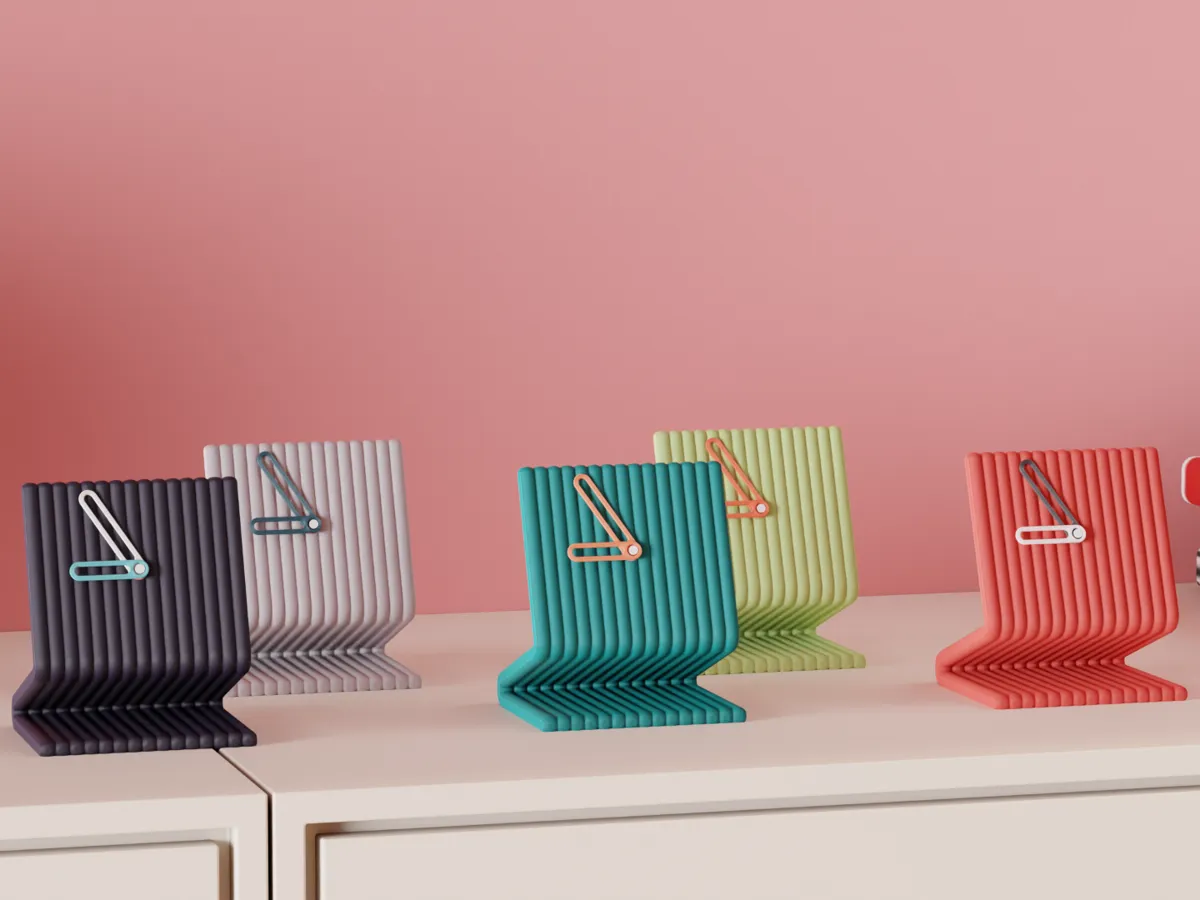 Desktop Clock. Minimalist Modular Clock System