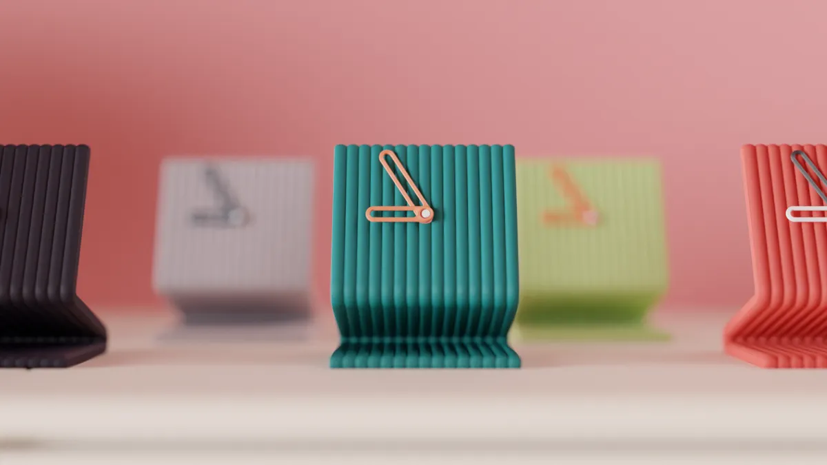 Desktop Clock. Minimalist Modular Clock System, photo 3 of 4 - Desktop Clock. Minimalist Modular Clock System Home Decor Items