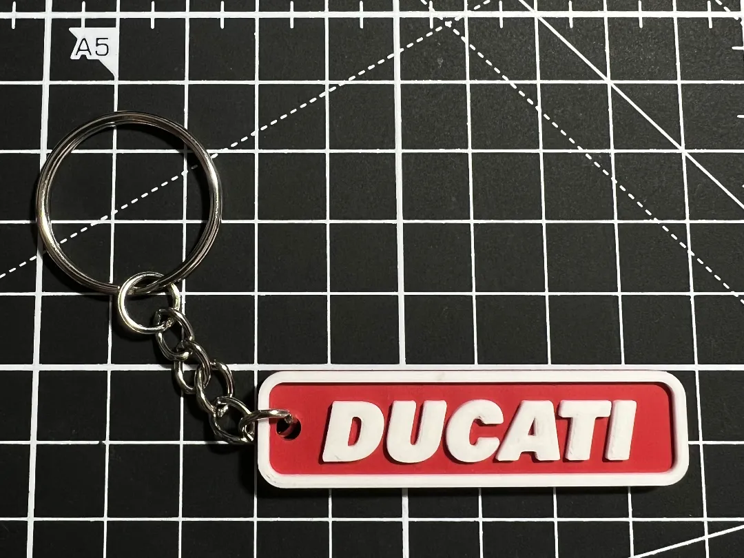 Motorcycle Keychain - Ducati With Edge Multicolor - Gadgets, in stock in India