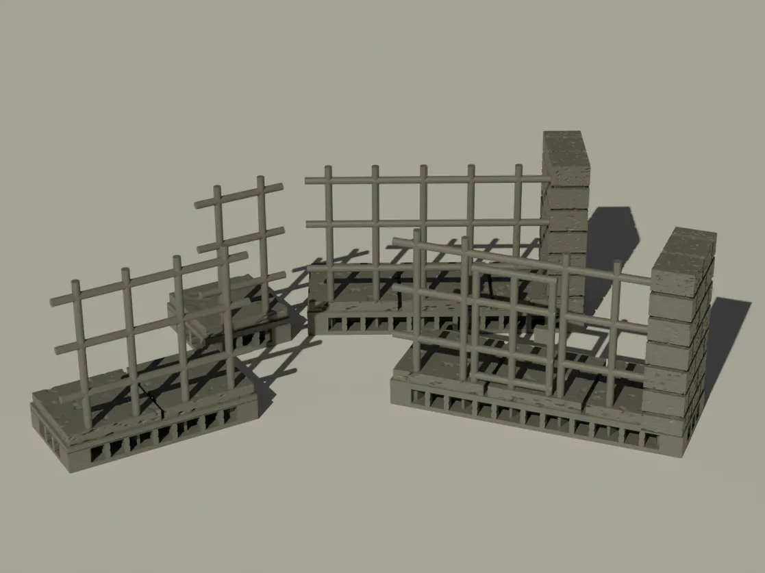OpenForge Cut Stone PrisonBars/Dors