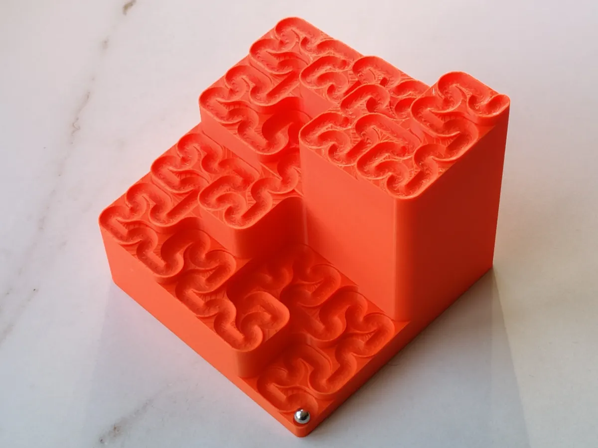 Hilbert Curve Marble Run, Fractal Ball Track - Marble Runs & Ball Tracks, in stock