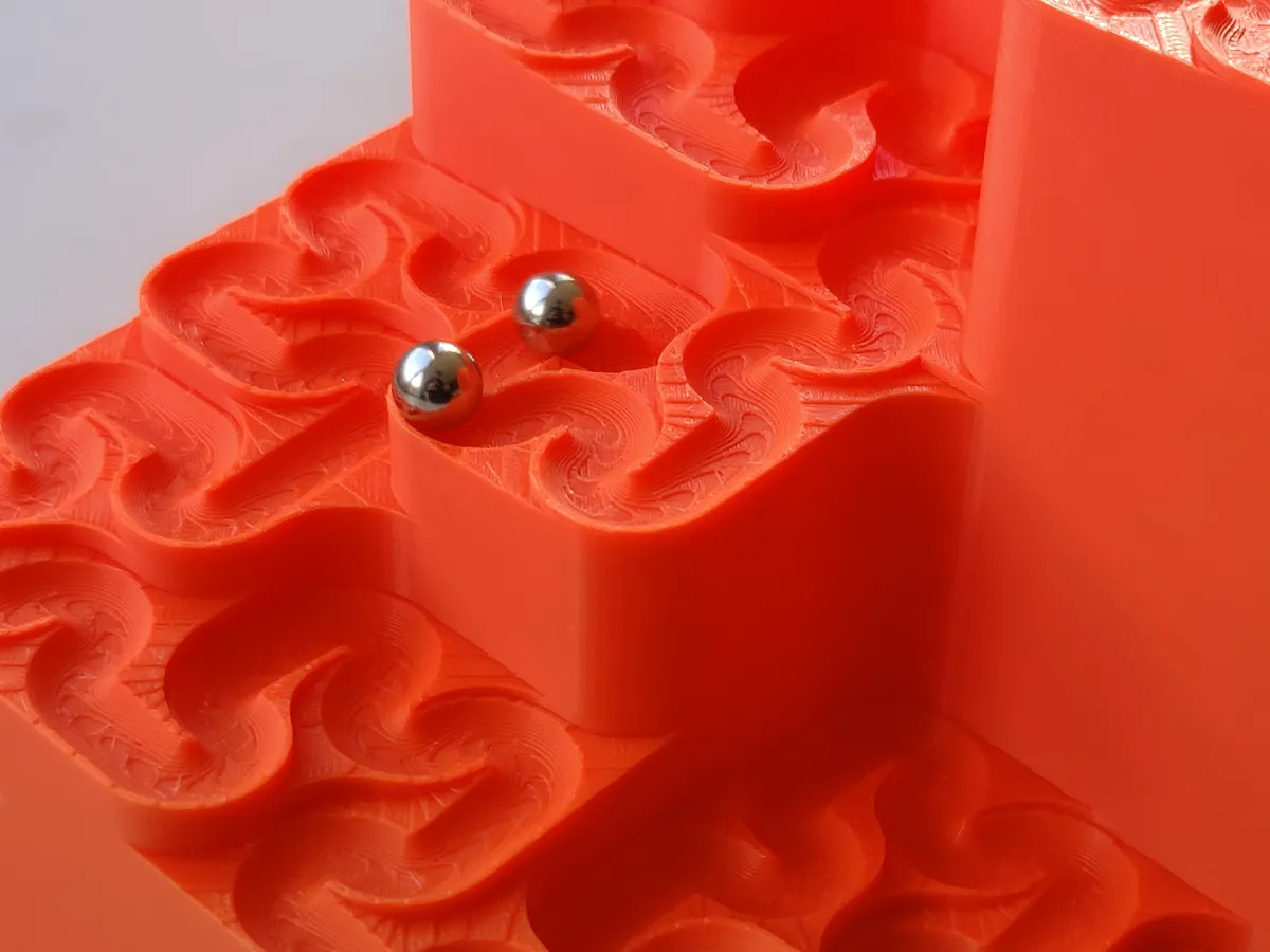 Hilbert Curve Marble Run, Fractal Ball Track, photo 2 of 3 - Hilbert Curve Marble Run, Fractal Ball Track Toys, Games & Hobbies