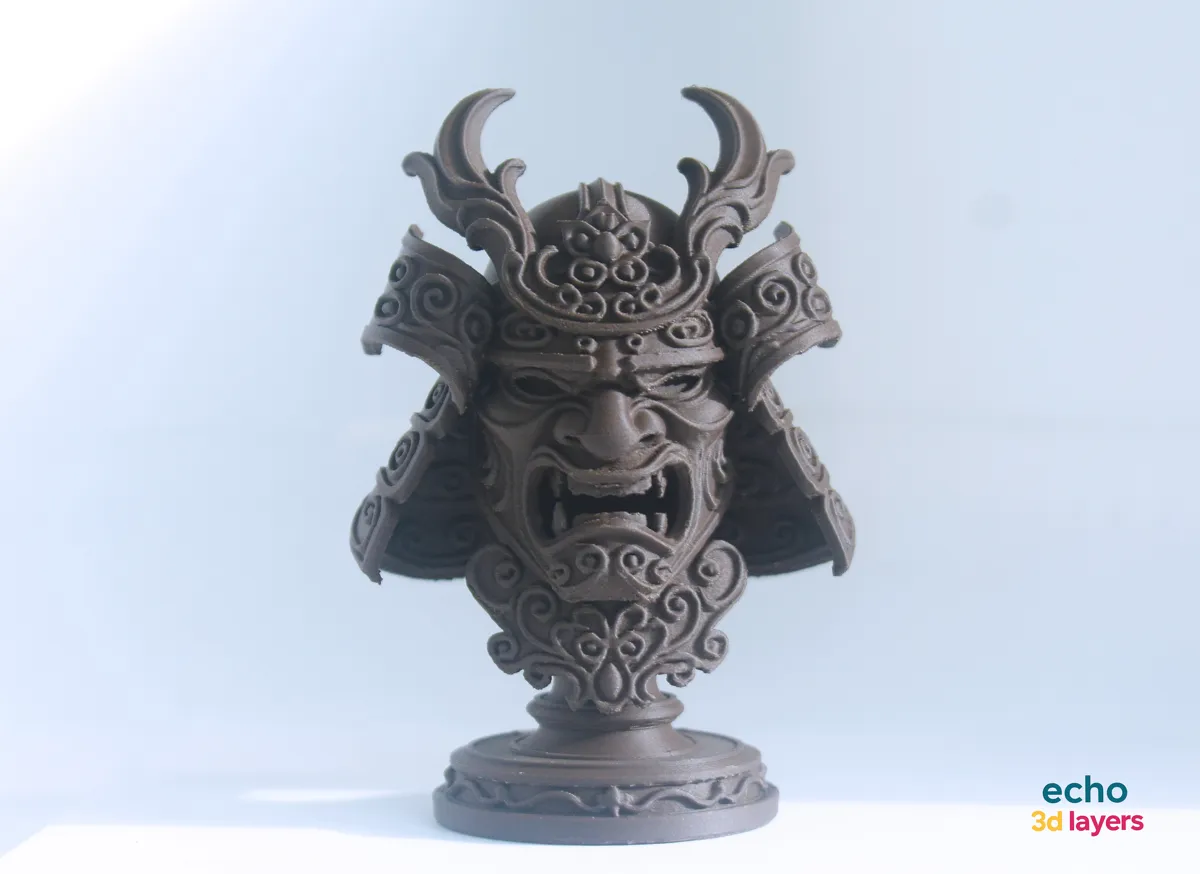 samurai mask bust, photo 3 of 3 - samurai mask bust Props & Cosplay