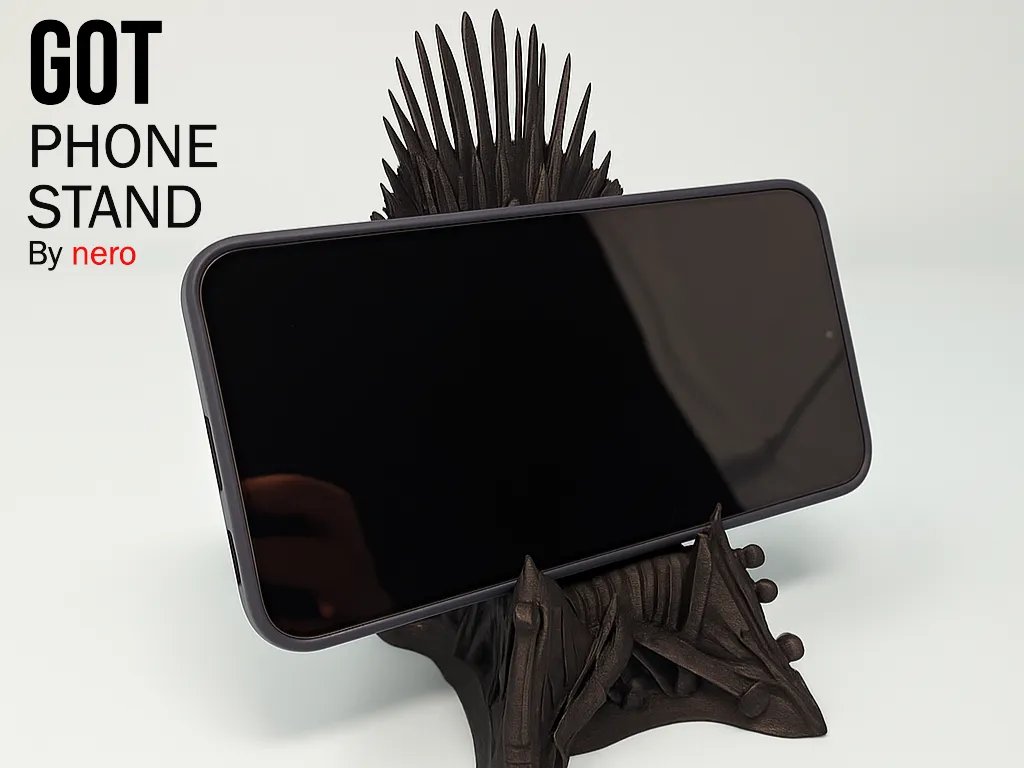 Iron Throne Style Phone Stand