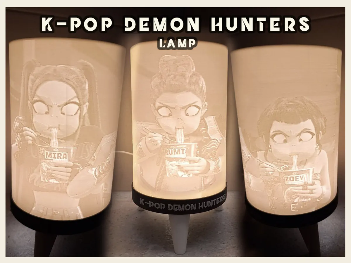 K-Pop Demon Hunters Lamp