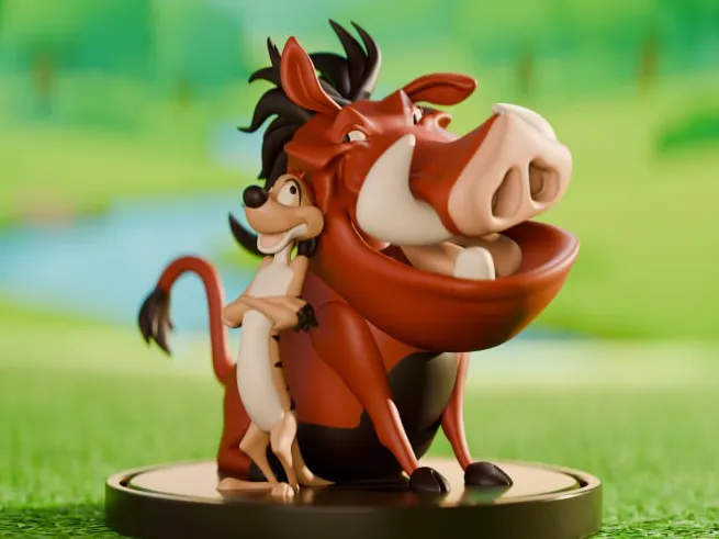 Lion King Timon and Pumbaa Action Figure