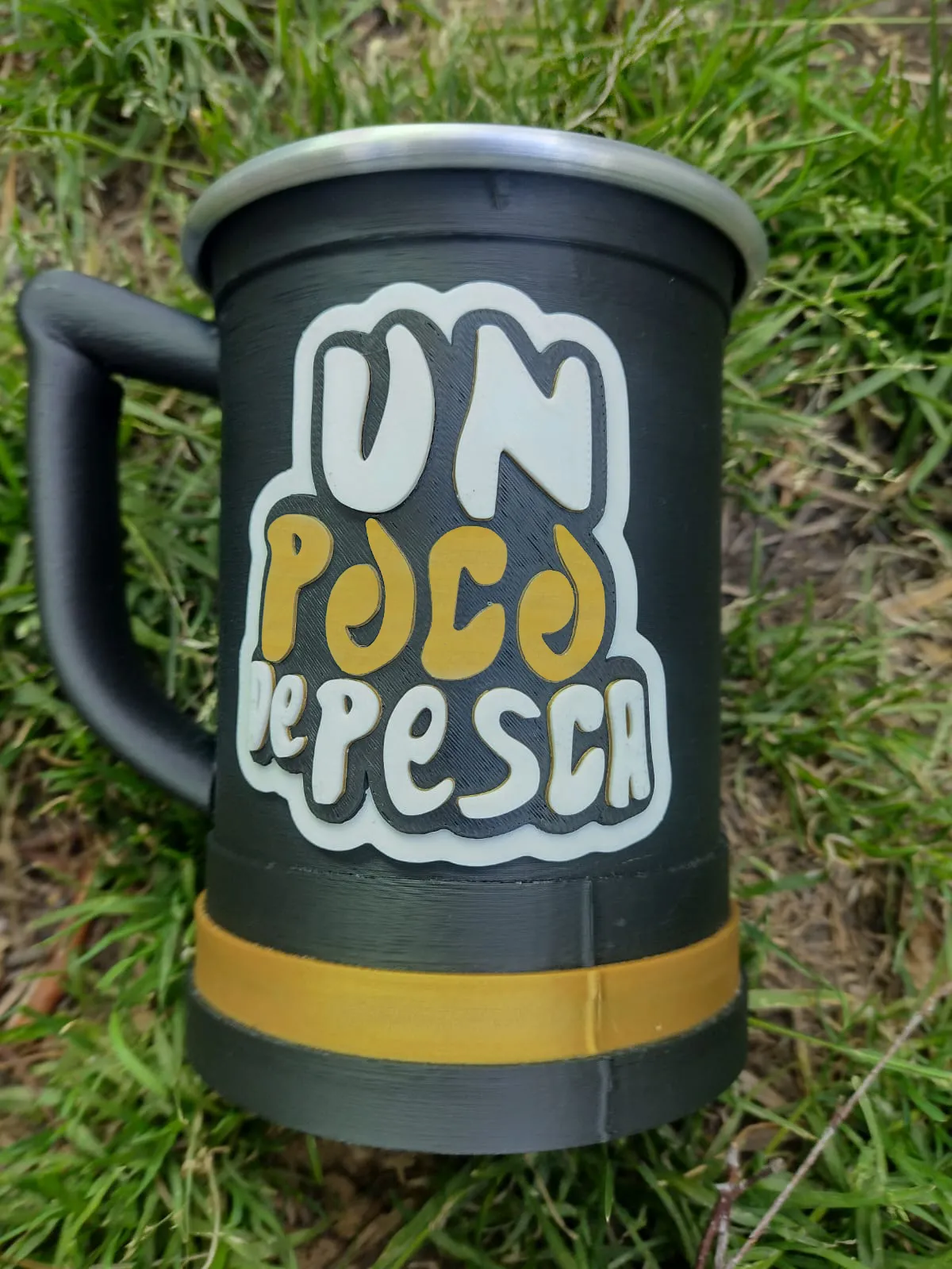 Fishing Logo Emblem for 500ml Mug, photo 3 of 3 - Fishing Logo Emblem for 500ml Mug Kitchen & Dining