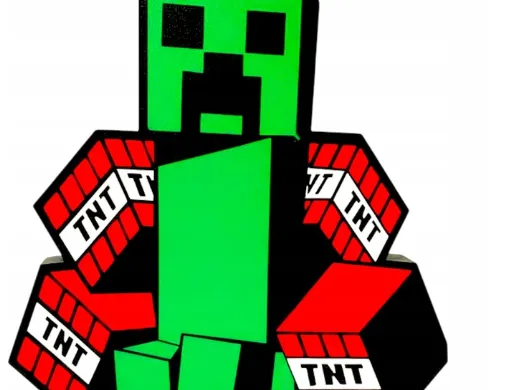 Minecraft Clipper LED Lamp, Decorative Wall Light