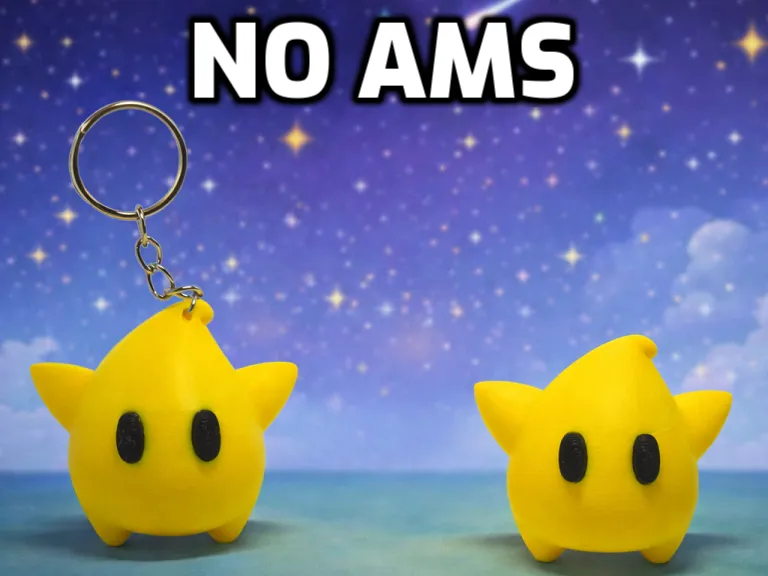 Luma Keychain - Super Mario Galaxy Luma