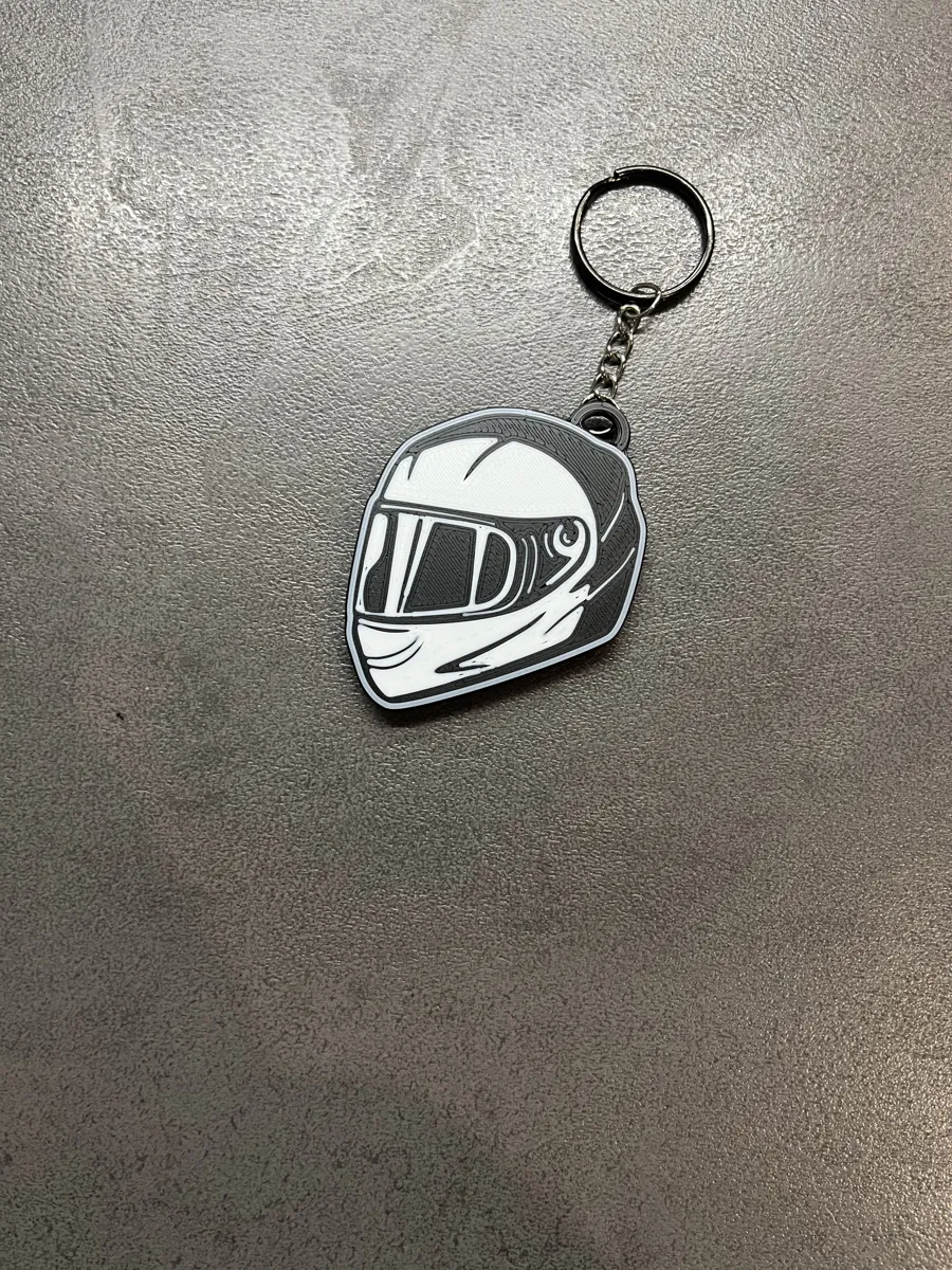 motorcycle helmet keychain, photo 3 of 3 - motorcycle helmet keychain Keychains