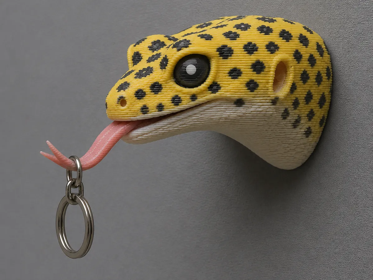 Leopard Gecko Wall Key Holder