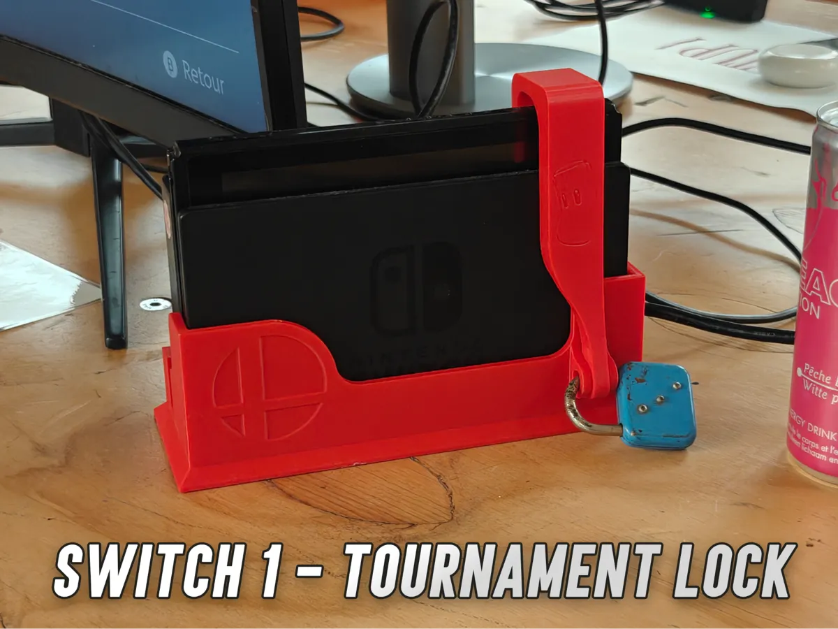 Switch 1 Lock for tournaments - Super smash themed