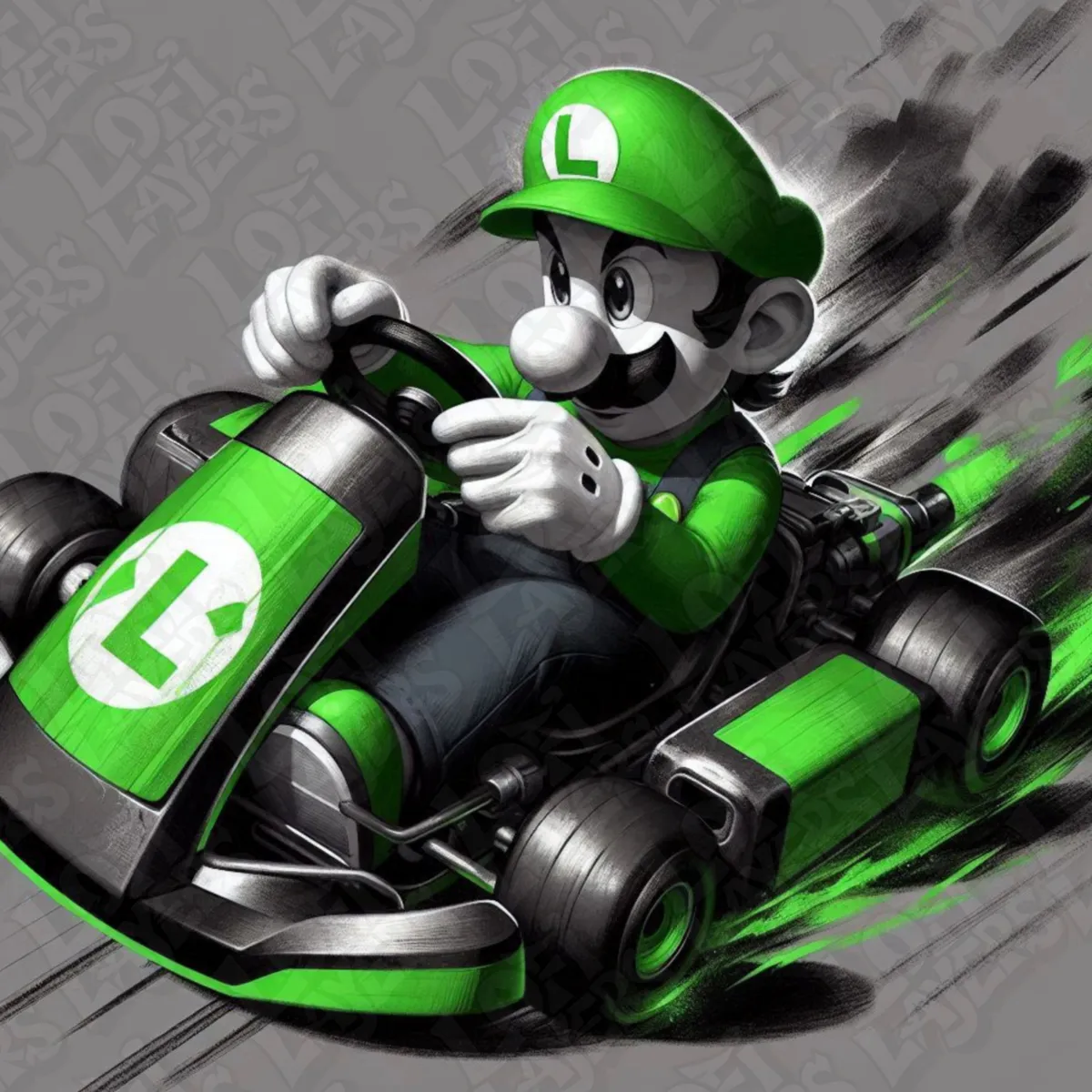 Luigi Kart Hueforge