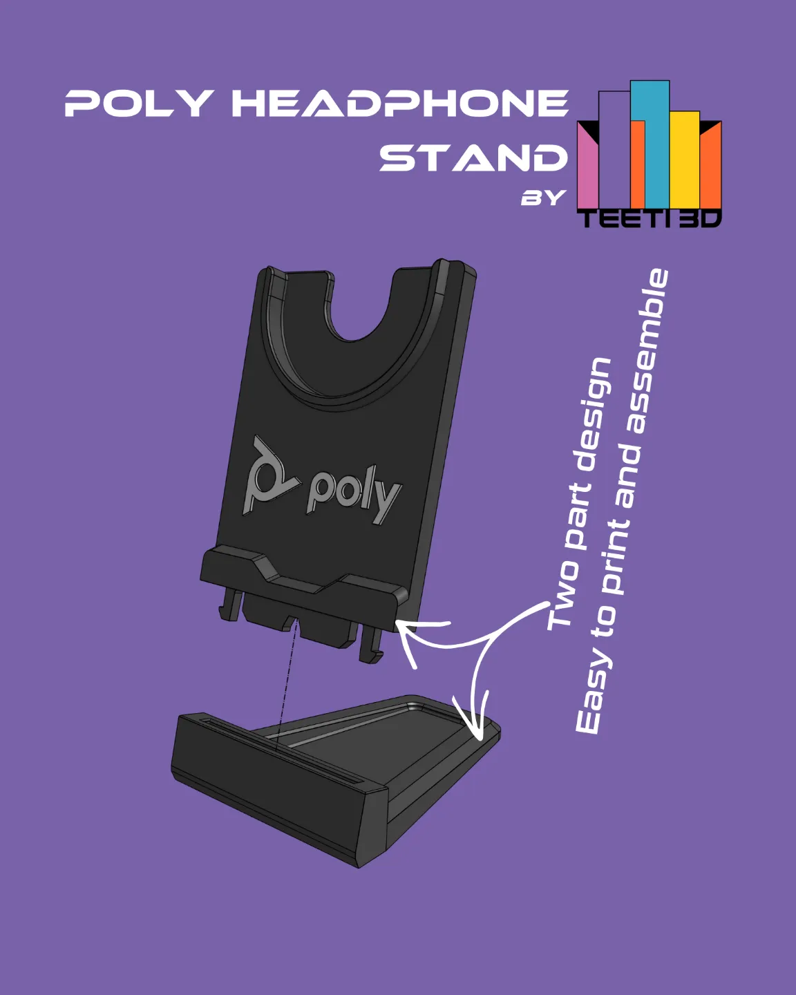 Poly Voyager Headset stand, photo 2 of 4 - Poly Voyager Headset stand Tools