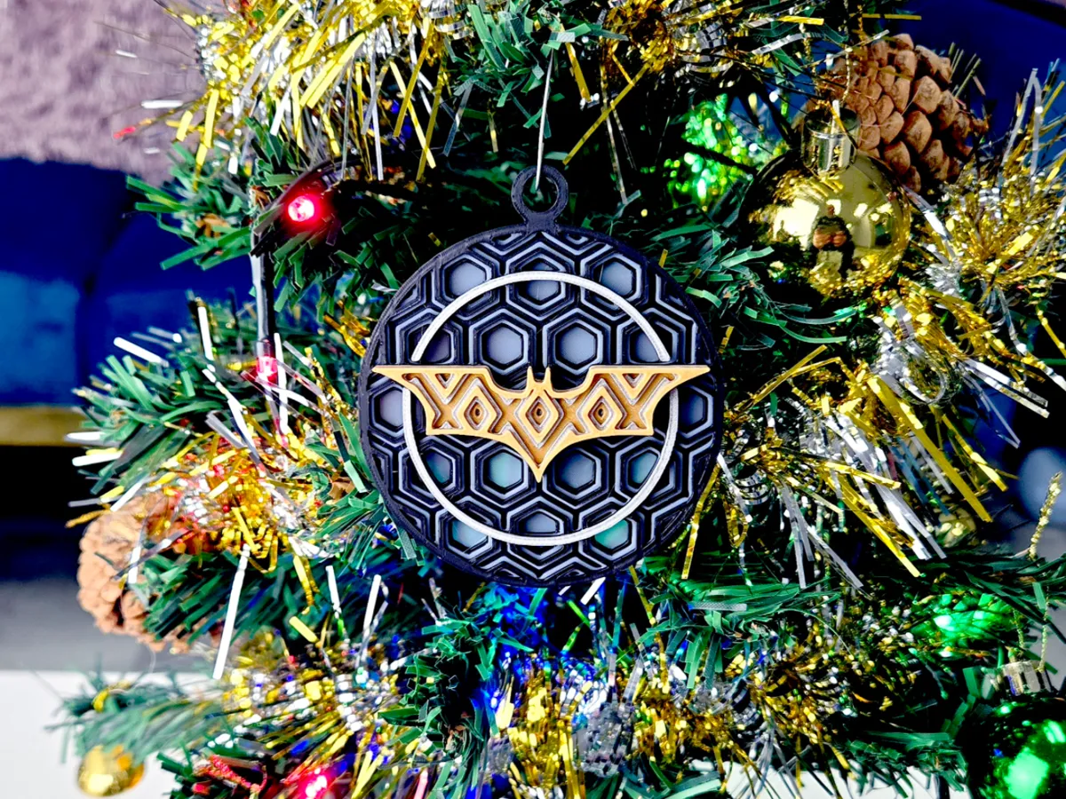 DC Batman Begins Mosaic Holiday Ornament - Pixel Art & Mosaics, in stock in India