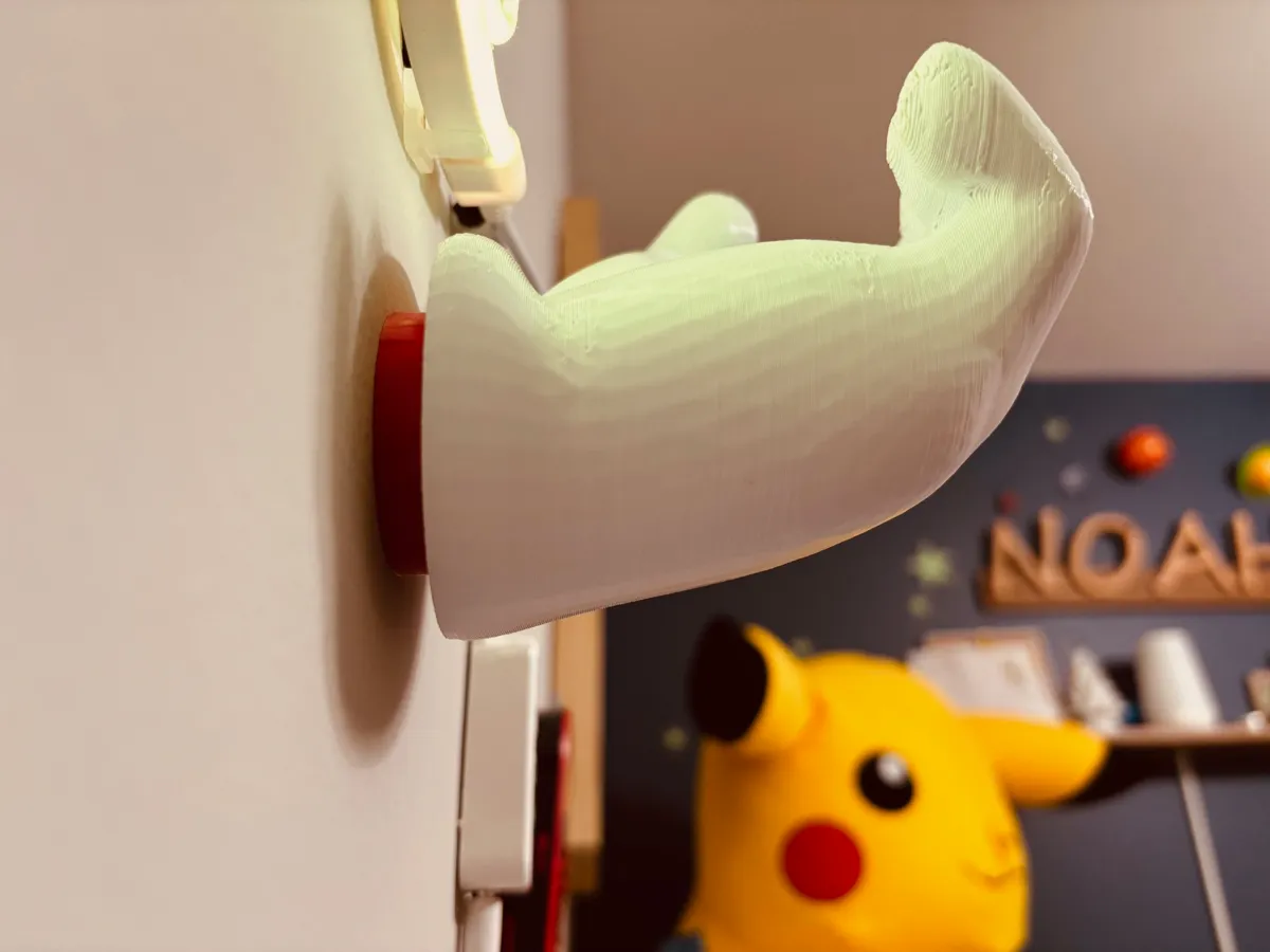 Mario Hand Wall Hook, photo 2 of 4 - Mario Hand Wall Hook Storage & Organisation