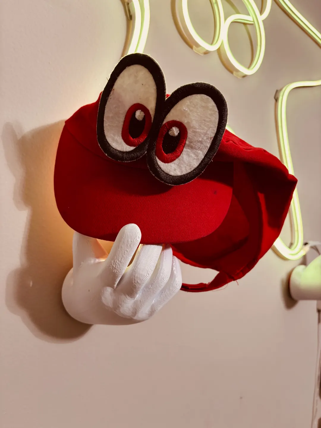 Mario Hand Wall Hook, photo 4 of 4 - Mario Hand Wall Hook Storage & Organisation