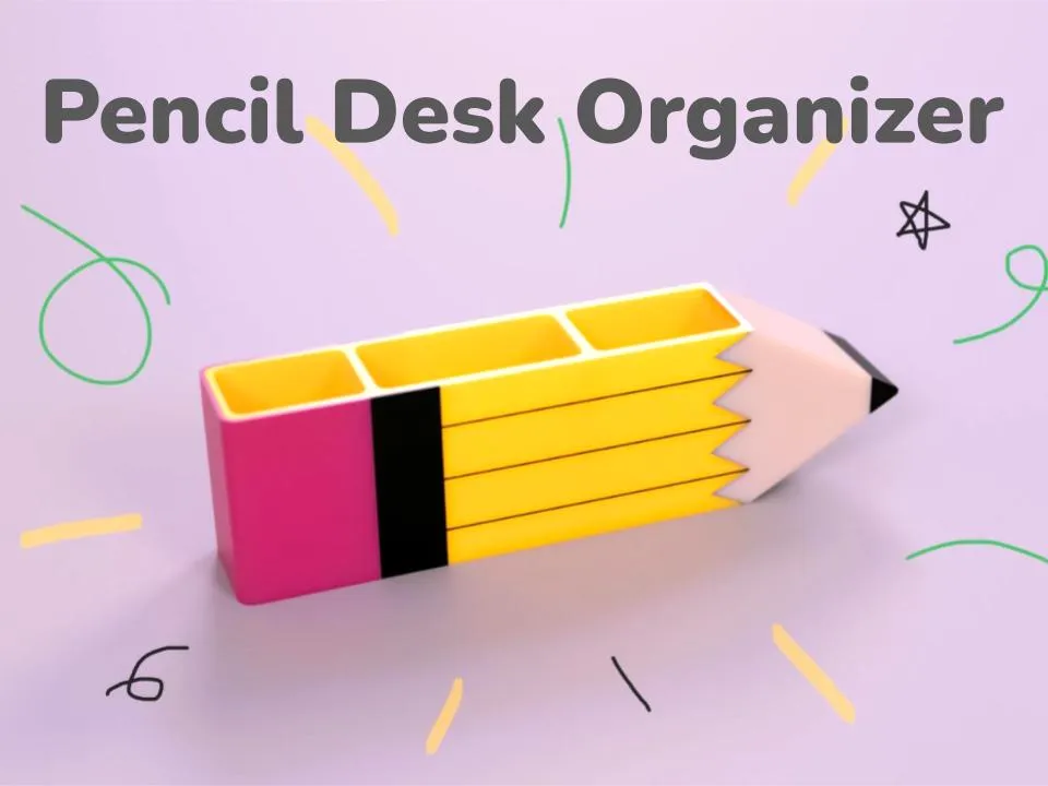 Pencil Desk Organizer