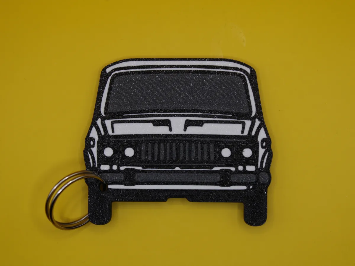 Car keychain Lada 1500s - front, photo 2 of 2 - Car keychain Lada 1500s - front Art
