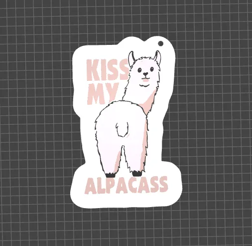 kiss my alpacaas keychain funny gift - Animal Keychains, in stock