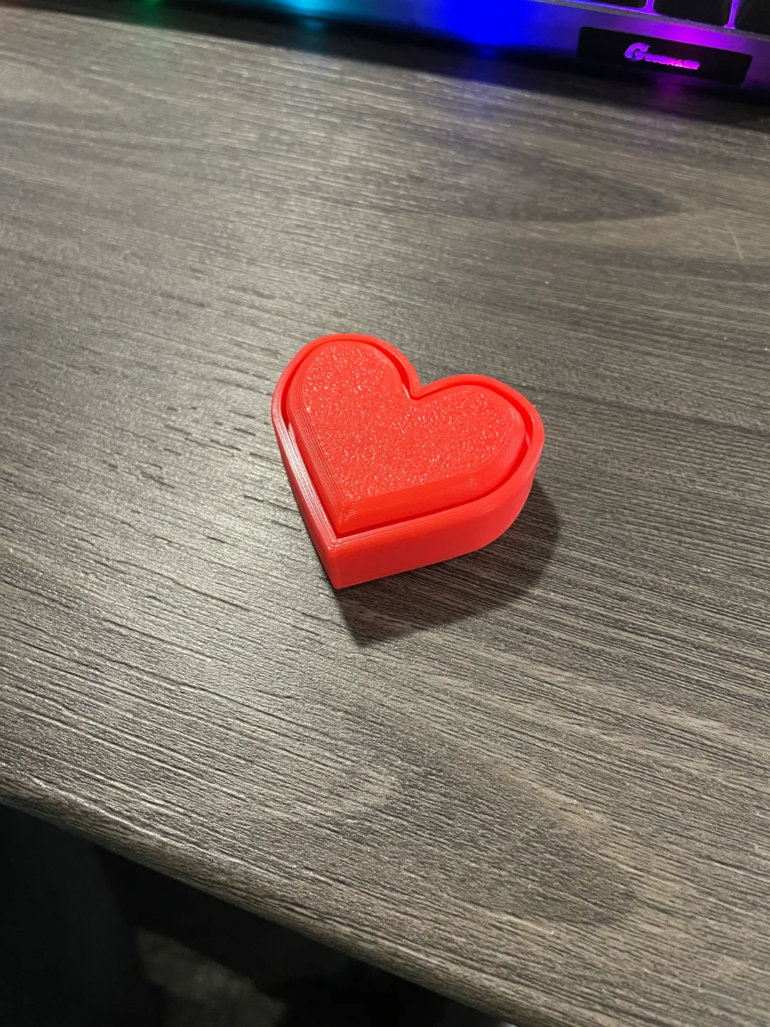 Heart Clicker Fidget Stress Relief Toy, photo 3 of 3 - Heart Clicker Fidget Stress Relief Toy Fidget & Sensory Toys