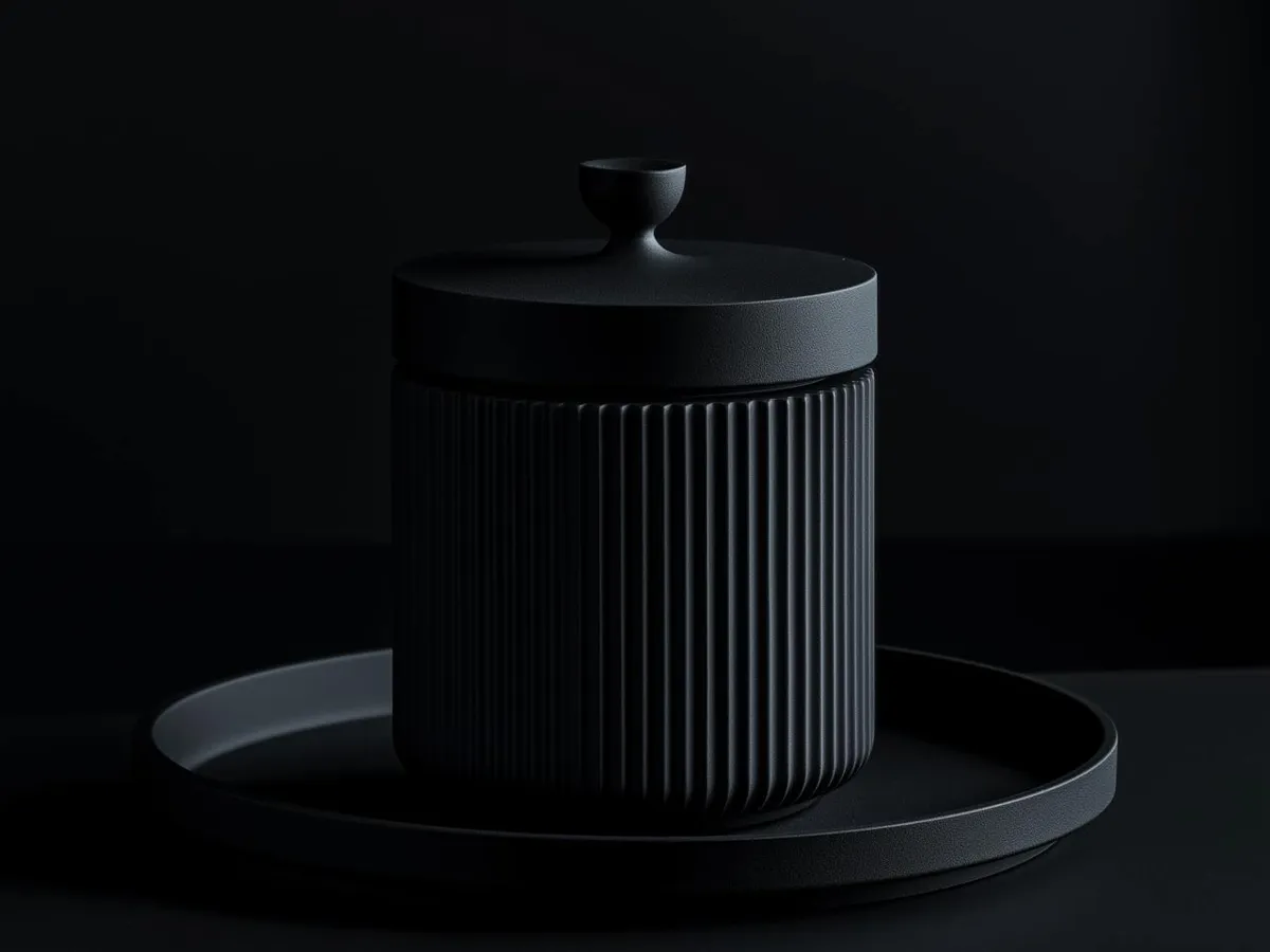 Noir Elegance Jar