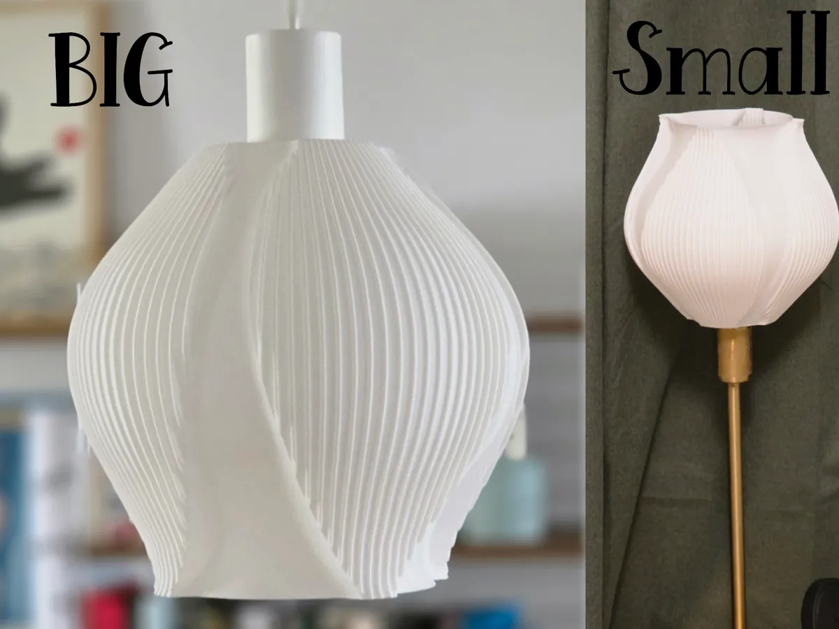 Elegant Lampshade E14 / E27, Two Sizes Available