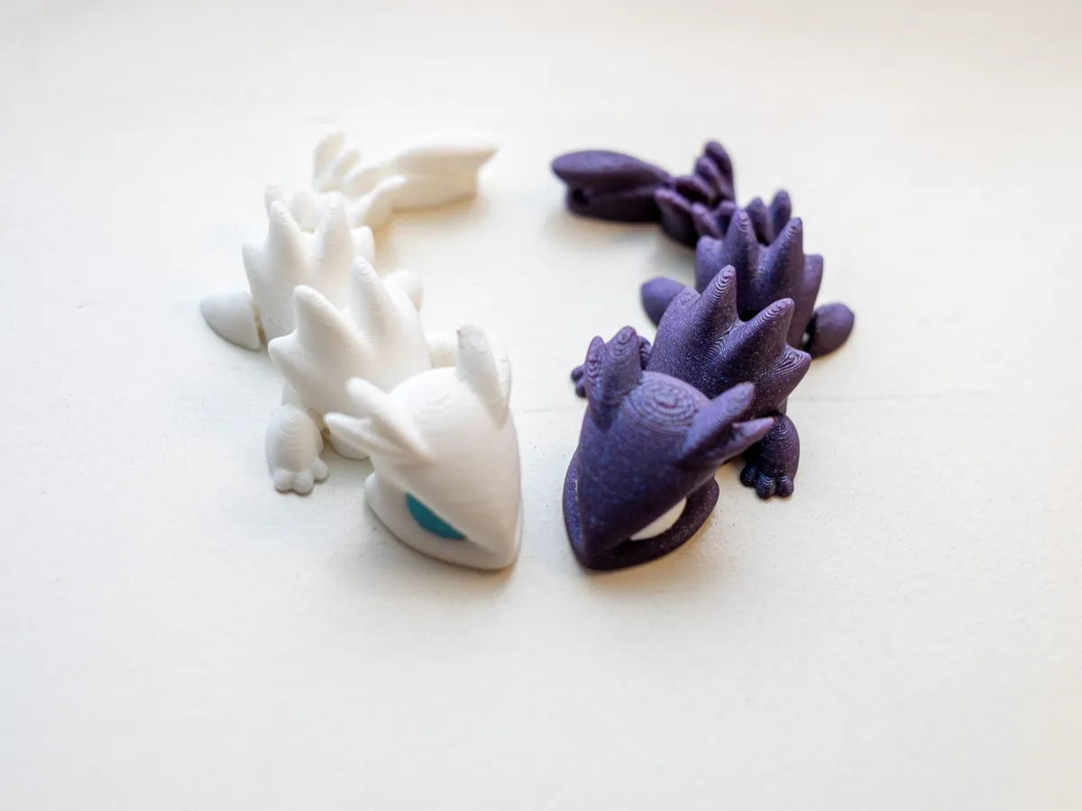 Mini Articulated Dragon 02, photo 3 of 4 - Mini Articulated Dragon 02 Miniatures