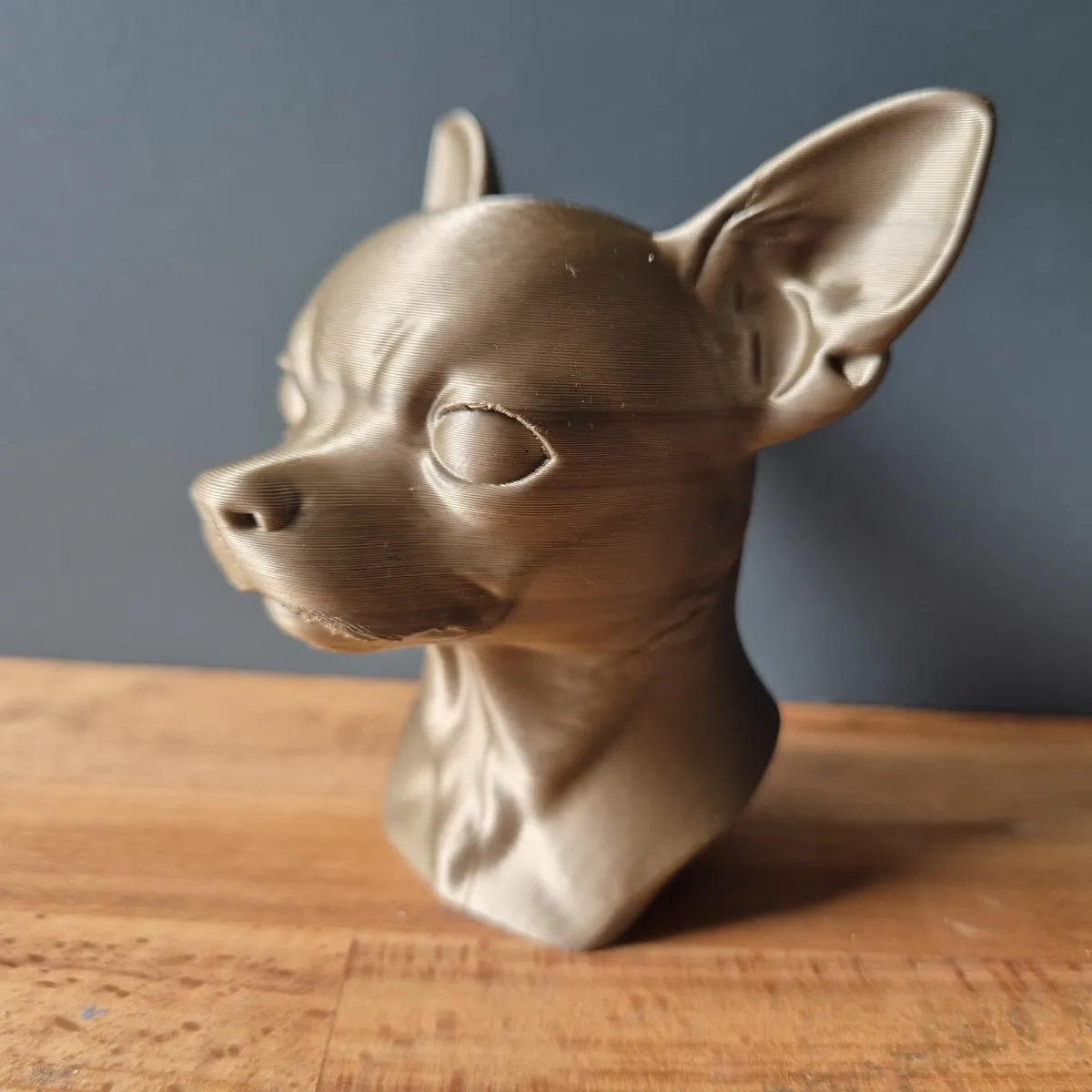 Chihuahua Bust, Realistic Dog Sculpture, photo 2 of 3 - Chihuahua Bust, Realistic Dog Sculpture Home Decor Items