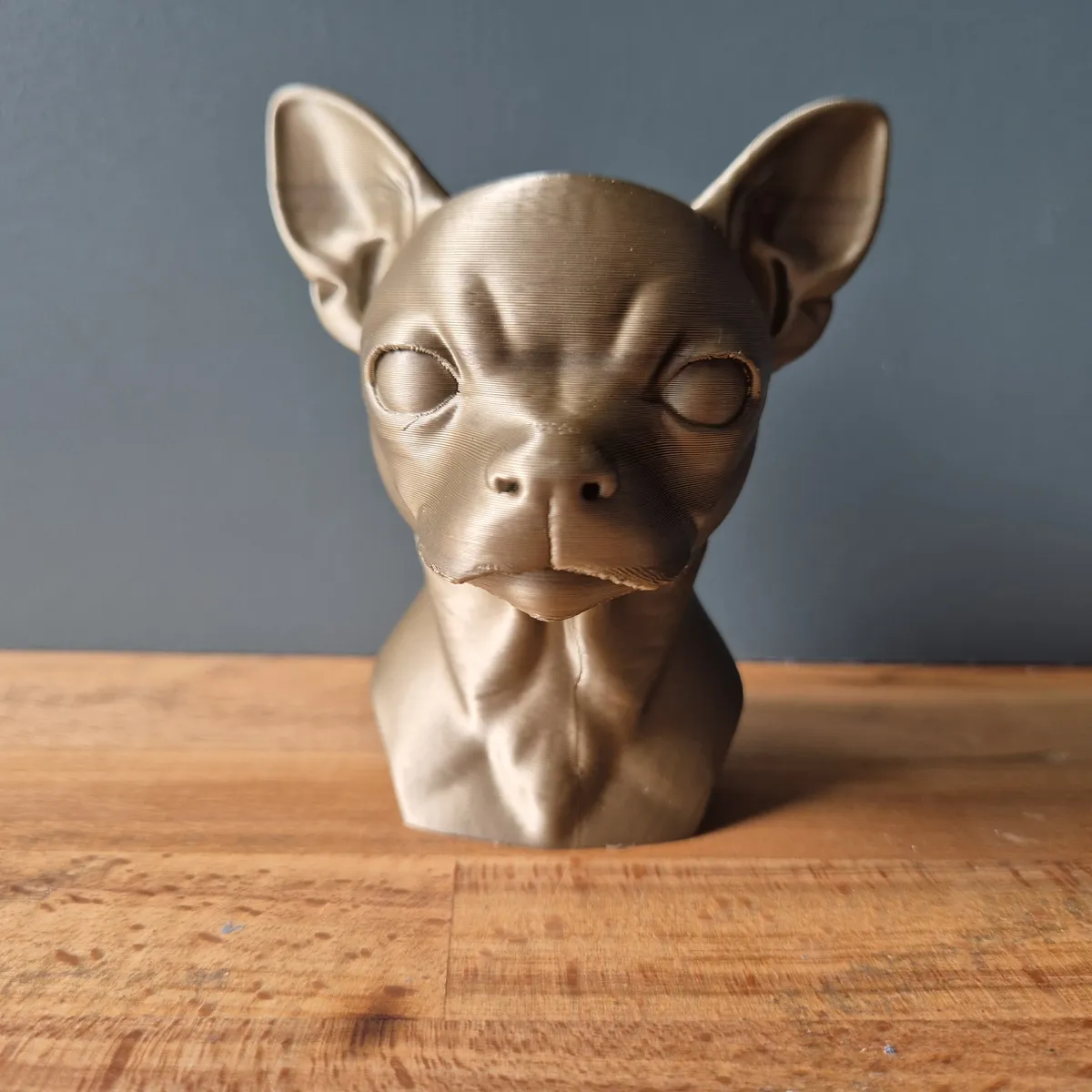 Chihuahua Bust, Realistic Dog Sculpture, photo 3 of 3 - Chihuahua Bust, Realistic Dog Sculpture Home Decor Items