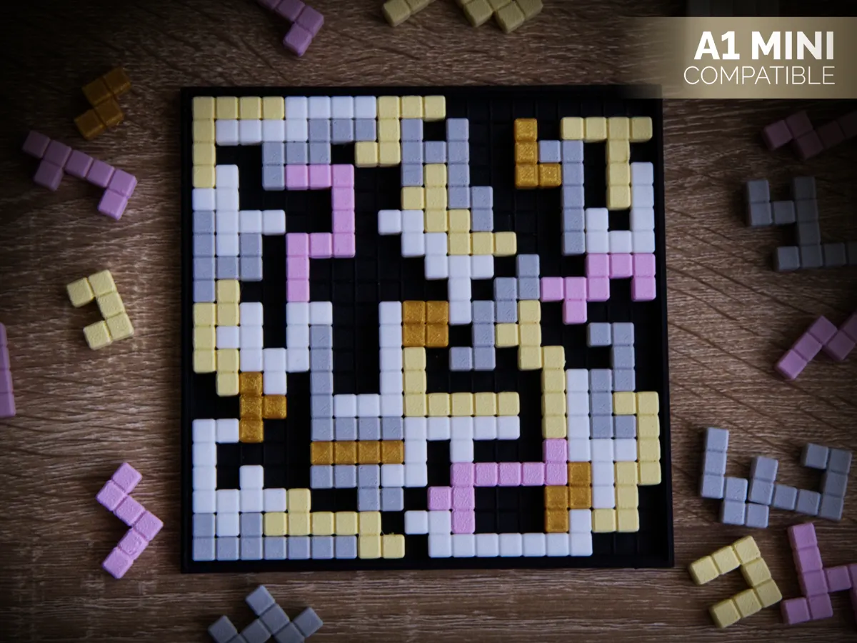 Adult Geometric Puzzle, A Tetris-Inspired Jigsaw