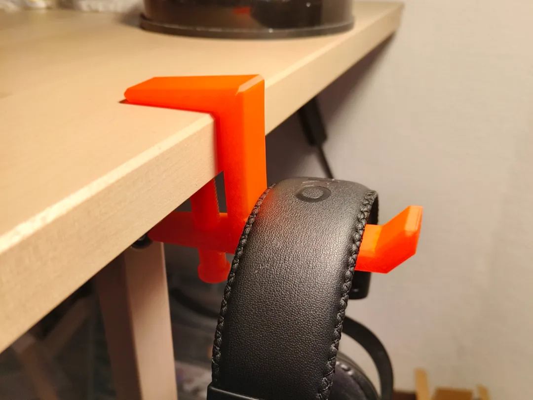 Headphone Hook Desk Mount, No Tools