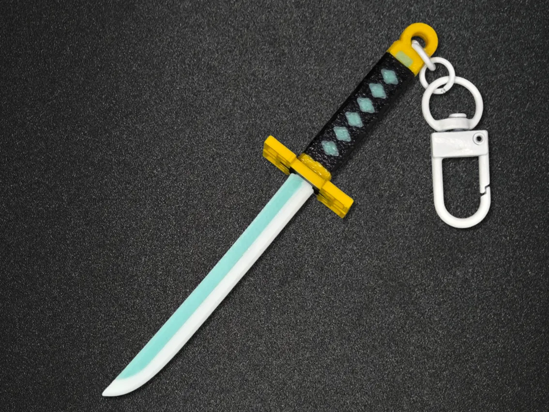 Demon Slayer Muichiro Tokito Blade Keyring
