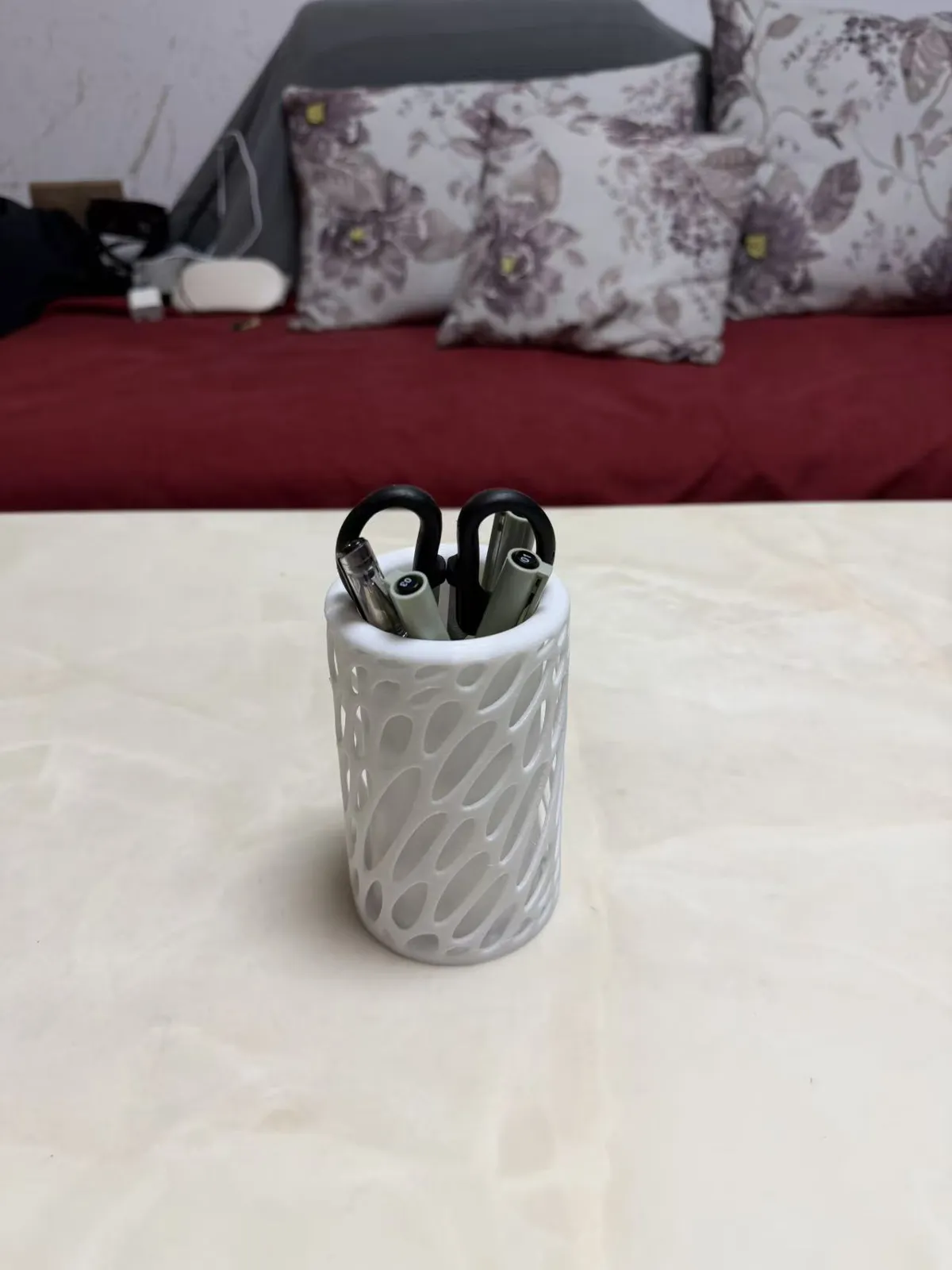 voronoi pen holder, photo 4 of 4 - voronoi pen holder Desk & Office