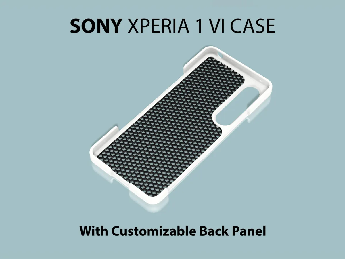 Sony Xperia 1 VI Case with Custom Back Panel