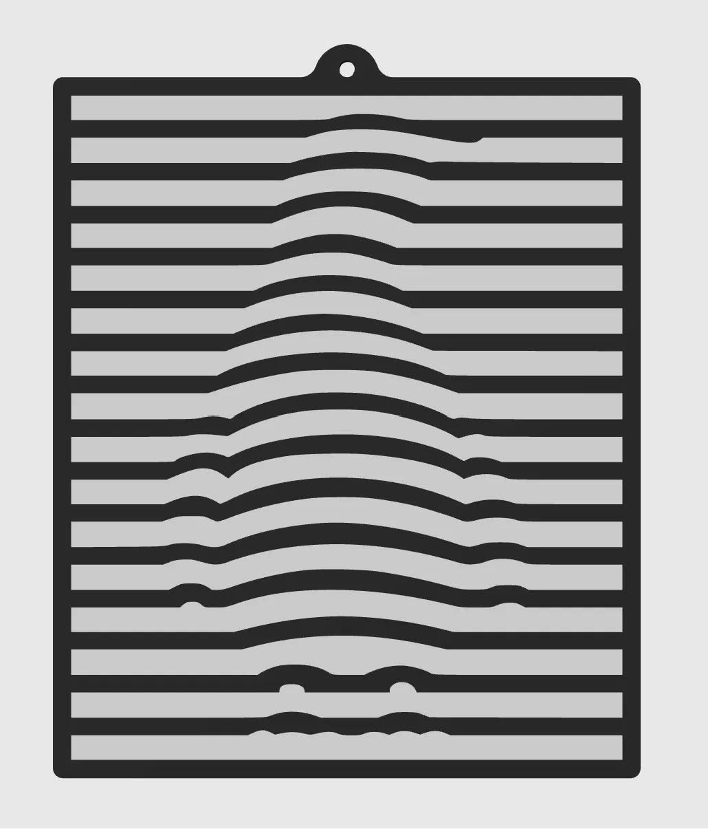 Penguin Illusion Wall Picture