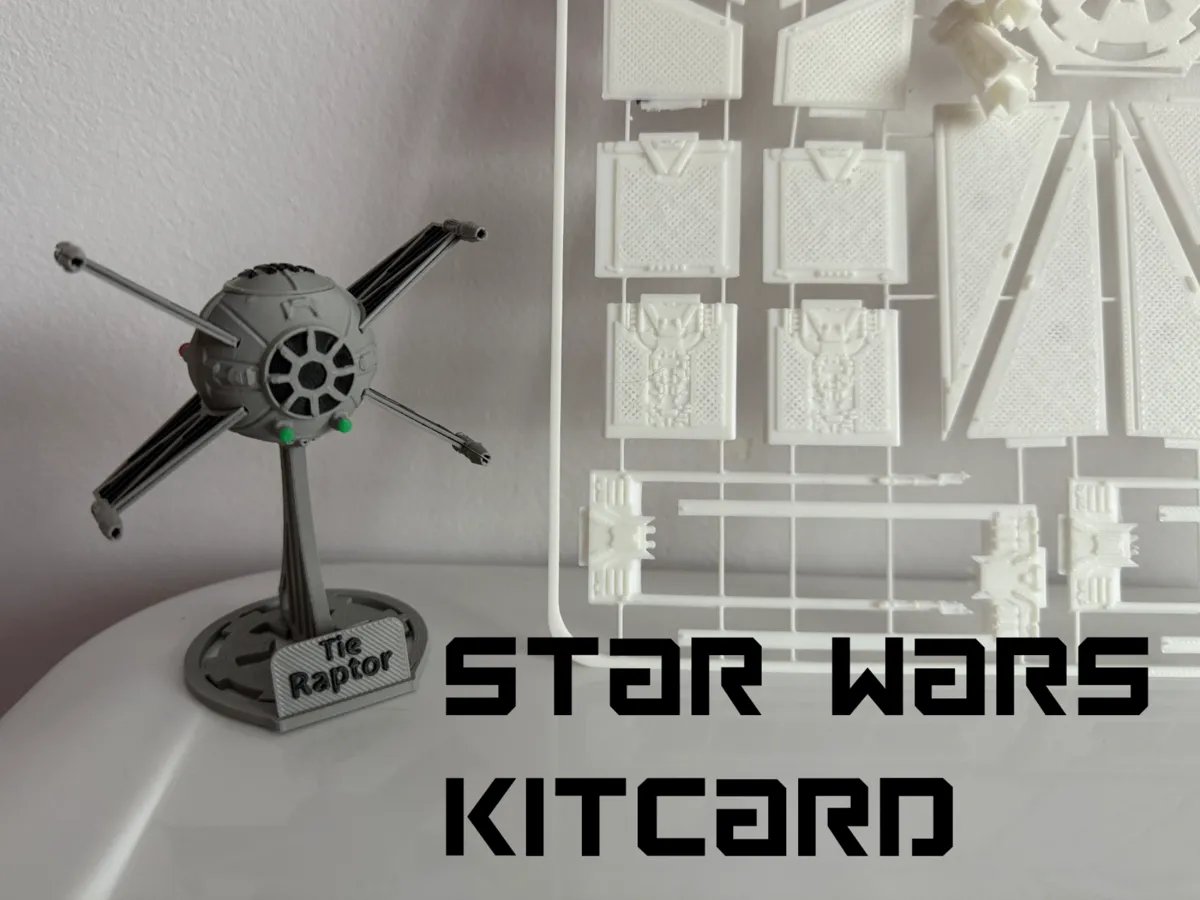 Highly Detailed TIE Raptor, KitCard Model