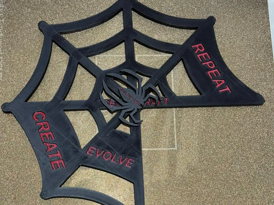 SwitchBoard spider web-themed decorative