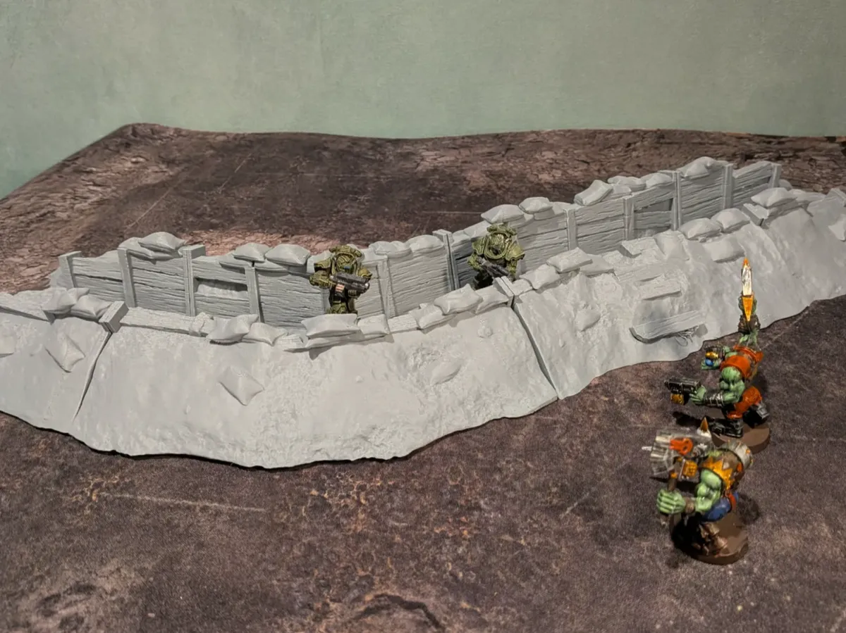 Wargame terrain Trenches