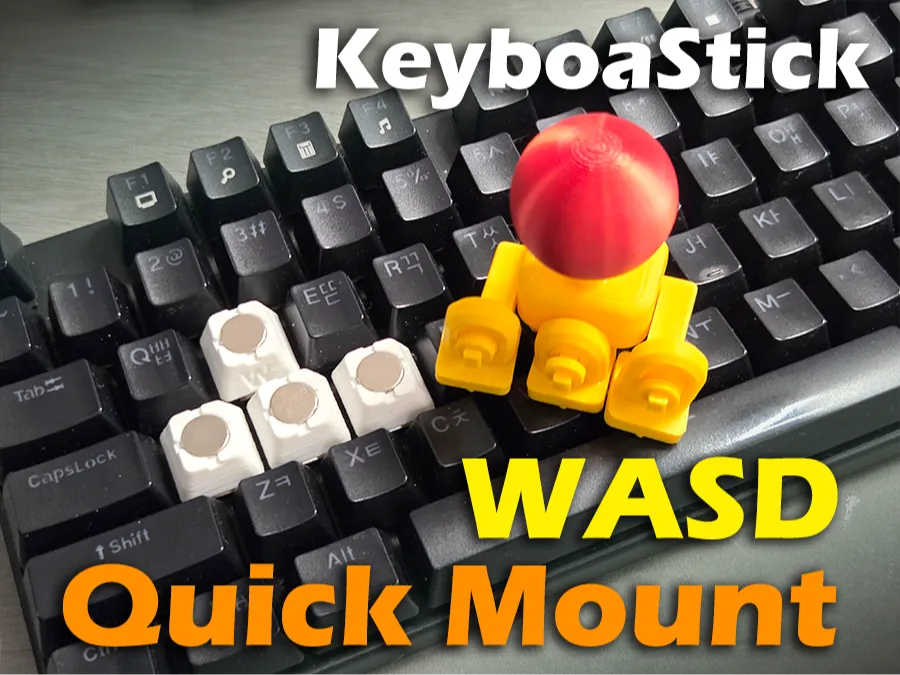 KeyboaStick Magnet-WASD (Joystick Keycap)
