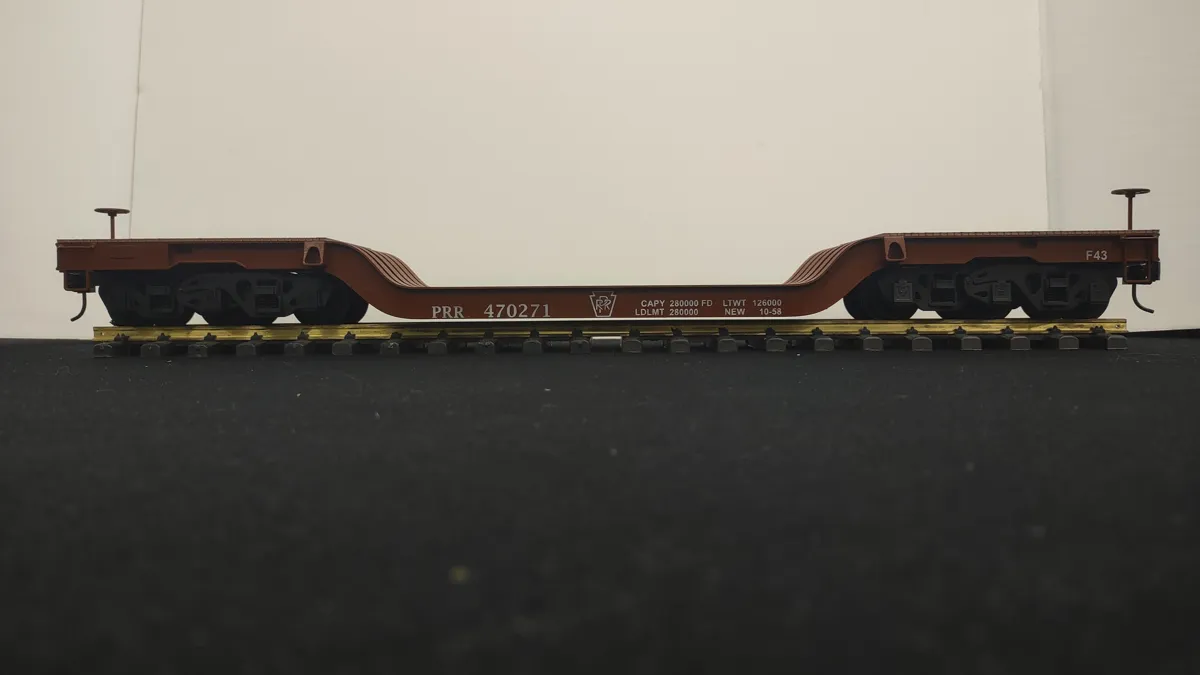 1:29 G Gauge 58' Depressed Center Flatcar, photo 3 of 4 - 1:29 G Gauge 58' Depressed Center Flatcar Tools & Workshop
