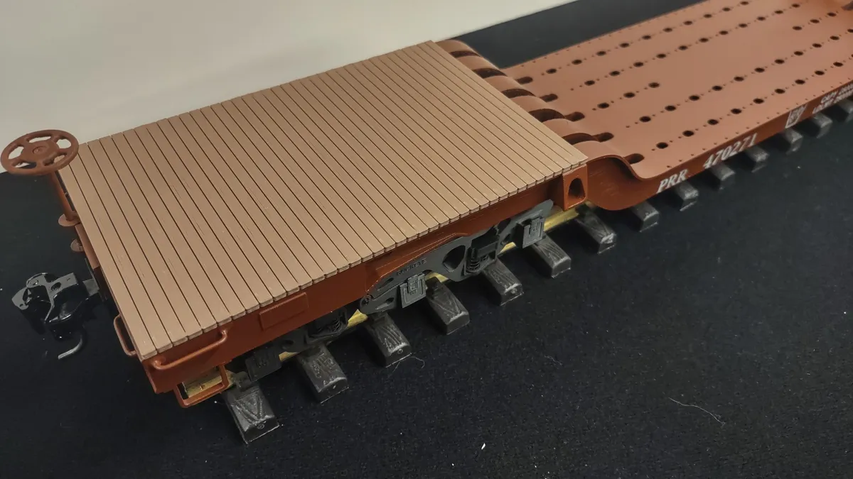 1:29 G Gauge 58' Depressed Center Flatcar, photo 4 of 4 - 1:29 G Gauge 58' Depressed Center Flatcar Tools & Workshop