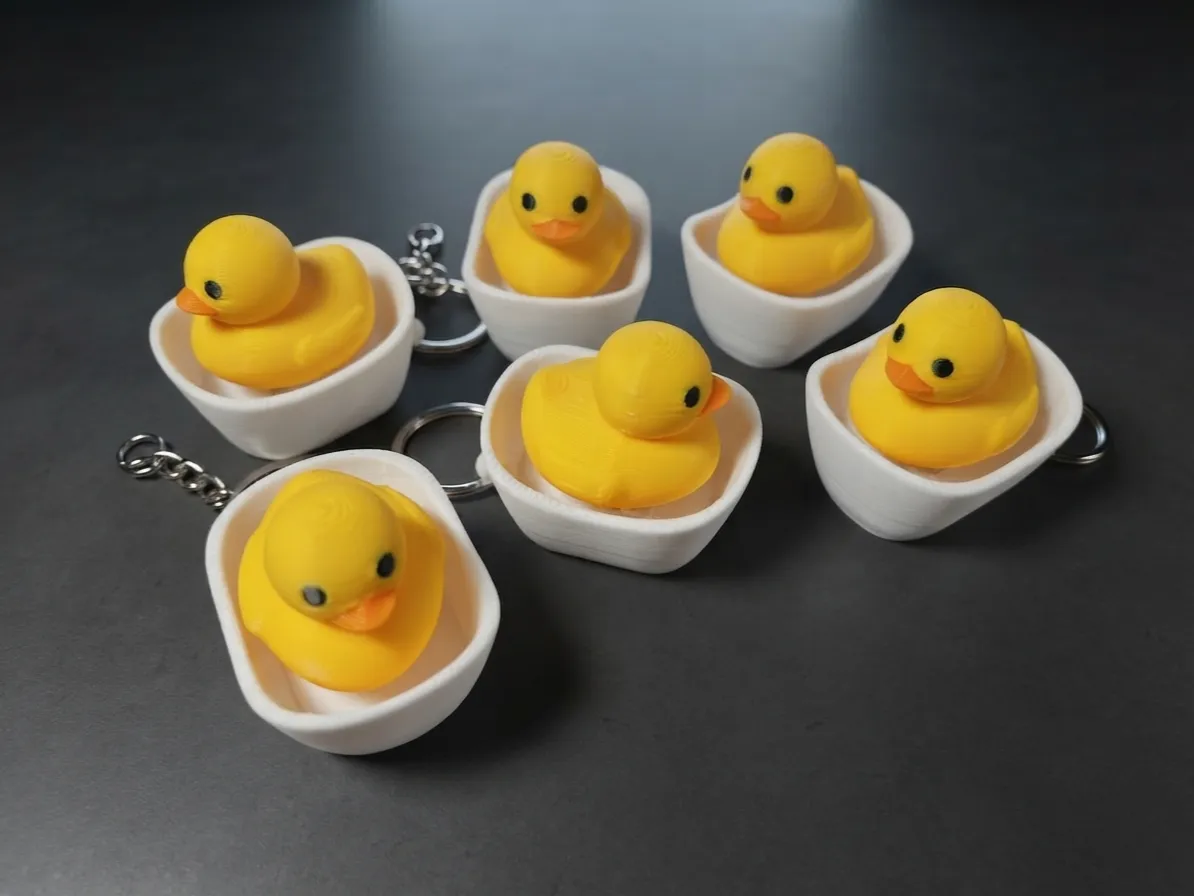 Yellow duck bathtub clicker
