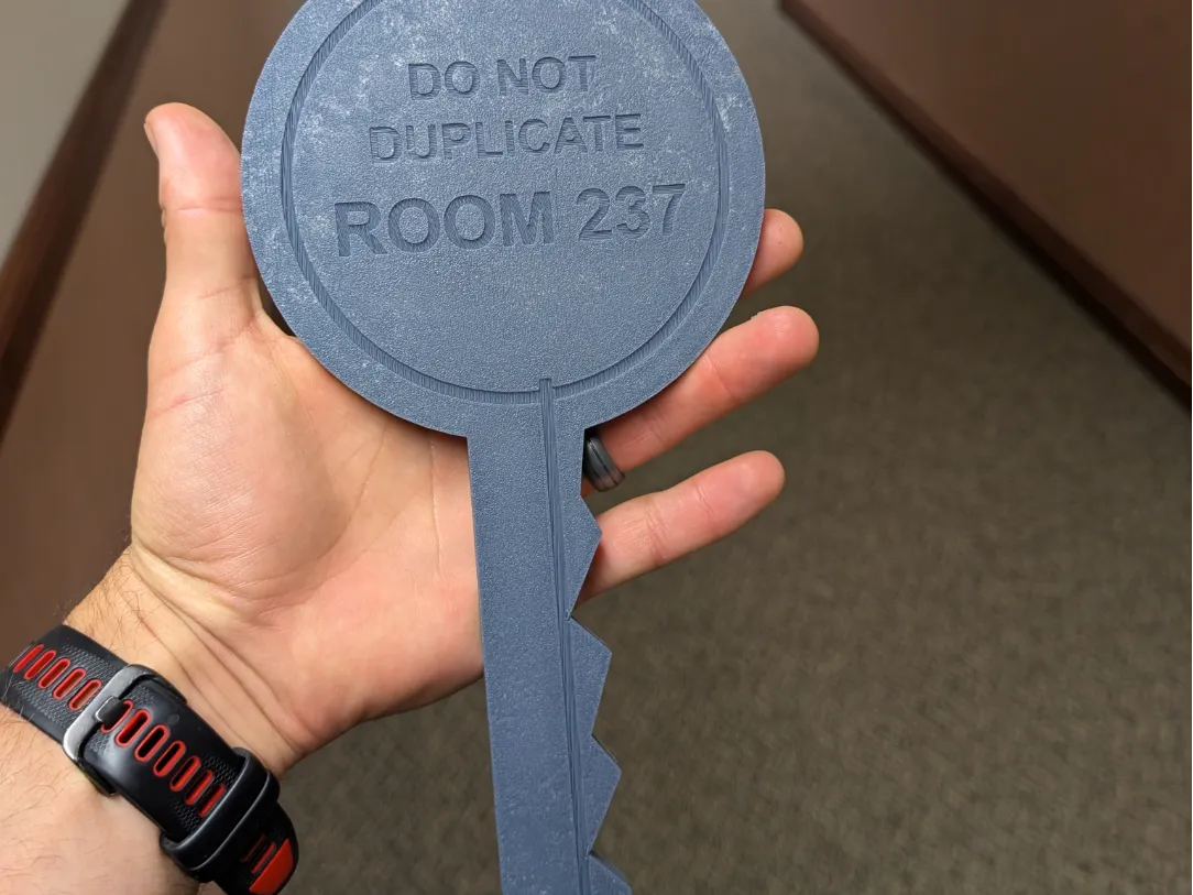 Novelty Giant Key: Hotels, Work, and Access Cards