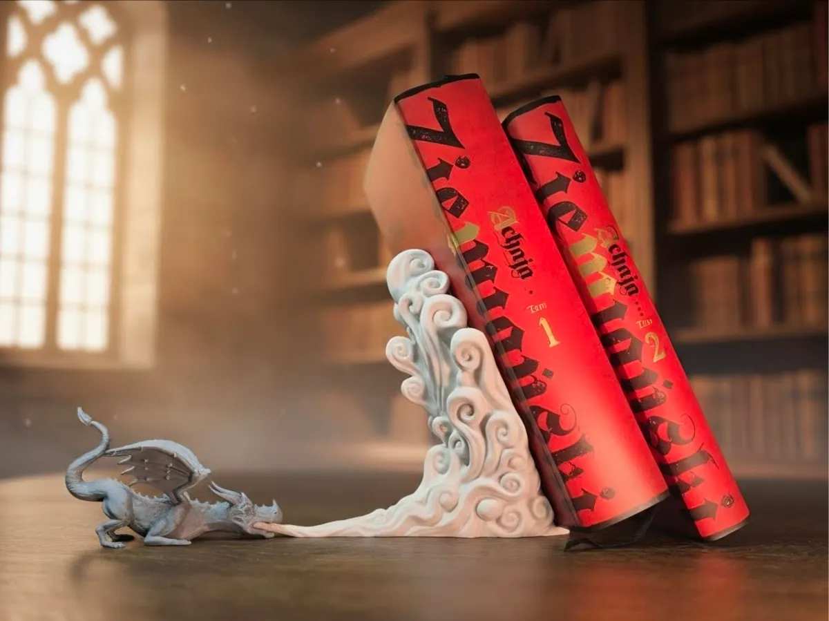 Dragon bookend