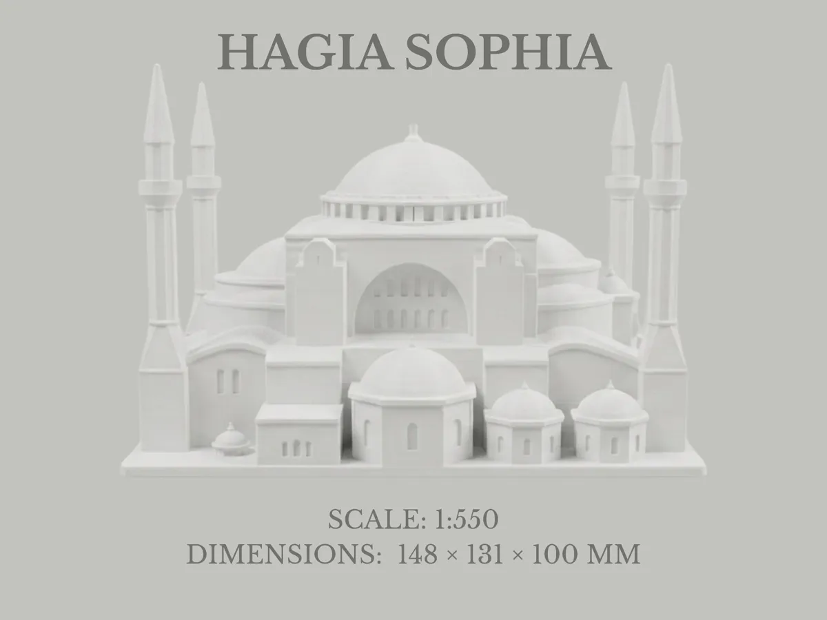 Hagia Sophia - Istanbul 1:550 - Scale Models & Model Kits, in stock