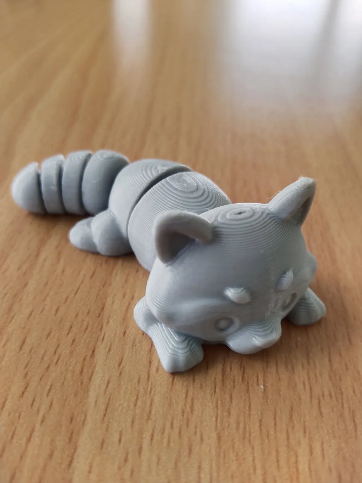 Cute Raccoon Flexi | Single Color, photo 4 of 4 - Cute Raccoon Flexi | Single Color Miniatures