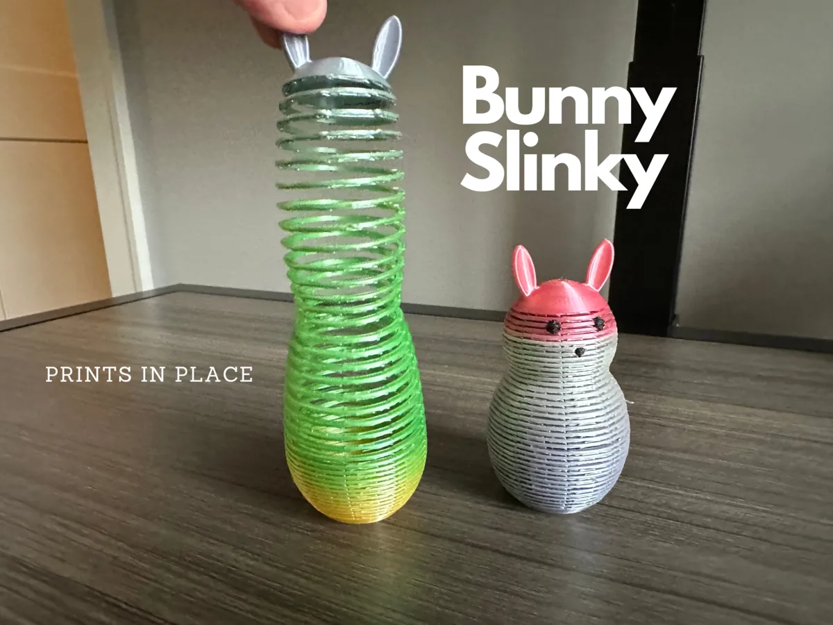 Easter Bunny Slinky Toy - Easter Bunnies & Decor, in stock