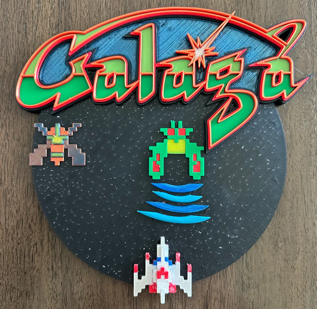Galaga wall art