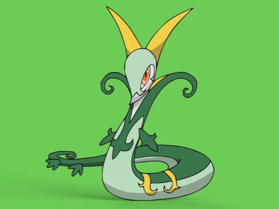 Serperior Wall Art - Gaming Wall Art, in stock